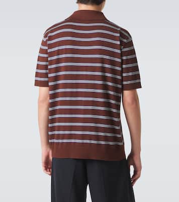 Polo rayé en coton | Moncler