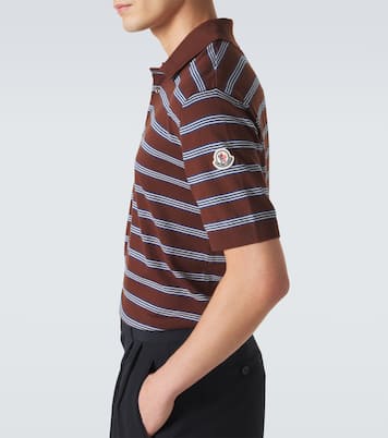 Polo rayé en coton | Moncler