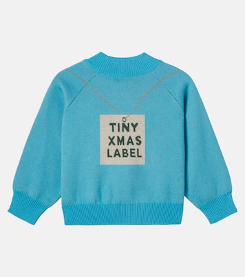 Smiley Cottage wool-blend sweater | Tinycottons