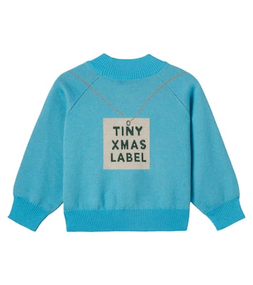 Pullover Smiley Cottage aus einem Wollgemisch | Tinycottons