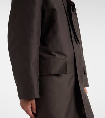 인트레치아토 레더 트리밍 트렌치 코트 | Bottega Veneta