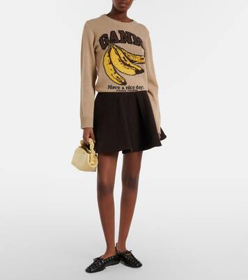 Borsa Bou Mini con logo | Ganni