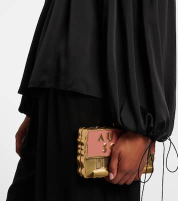 Off-shoulder silk satin top | Chloé