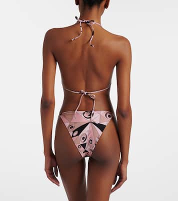 Occhi chain-detail bikini top | Pucci