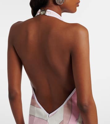 Minikleid Occhi aus einem Baumwollgemisch | Pucci