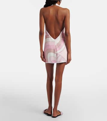 Minikleid Occhi aus einem Baumwollgemisch | Pucci