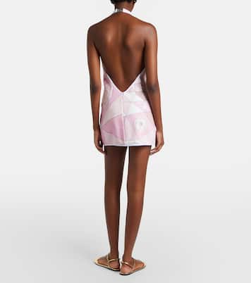Occhi cotton-blend minidress | Pucci