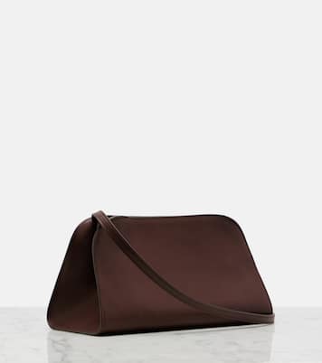Peggy Medium leather clutch | The Row