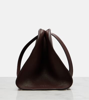 Peggy Medium leather clutch | The Row