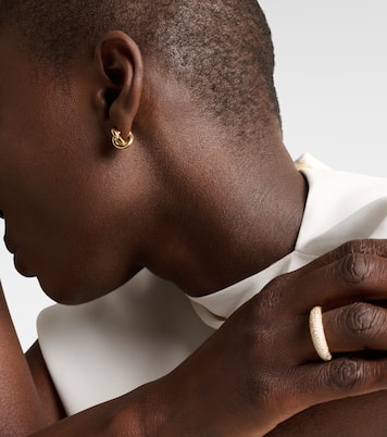 Legacy Knot Small 18kt gold earrings | Engelbert