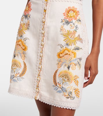 Robe Ligia en lin à fleurs | Farm Rio