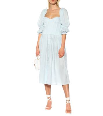 Oceanic gingham cotton top | Brock Collection