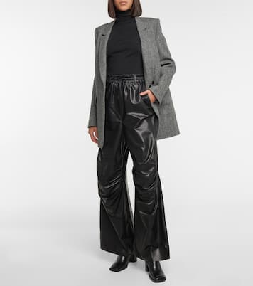 Weite Hose Gines aus Leder | Petar Petrov