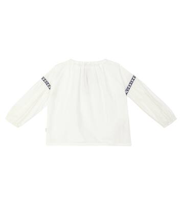 Embroidered cotton blouse | Il Gufo