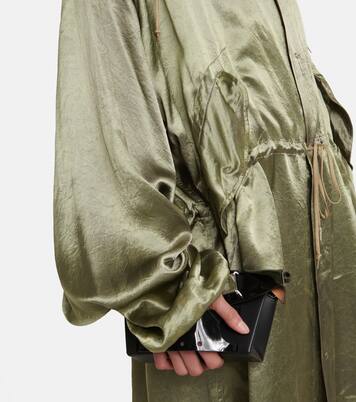 Midikleid aus Satin mit Kapuze | Maison Margiela