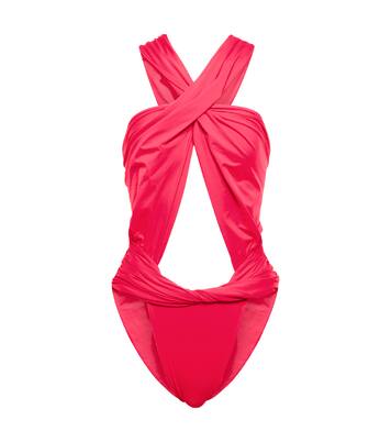 Cutout halterneck swimsuit | Magda Butrym