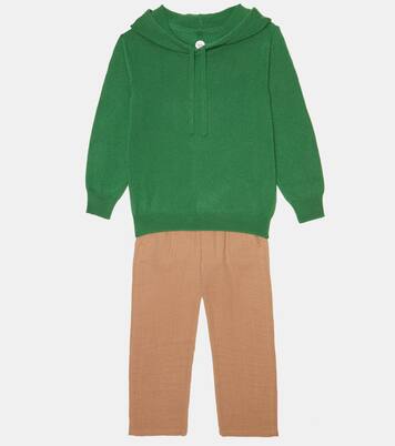 Hoopy cashmere hoodie | The Row Kids