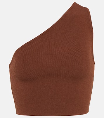 Lexi ribbed-knit cropped top | Staud