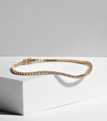 Armband aus 14kt Gelbgold mit Diamanten | Mateo