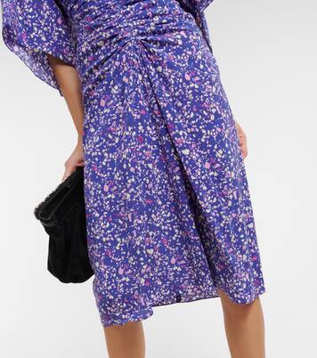 Abito midi Lurner in misto seta | Isabel Marant
