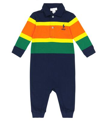 Baby striped cotton piqué onesie | Polo Ralph Lauren Kids