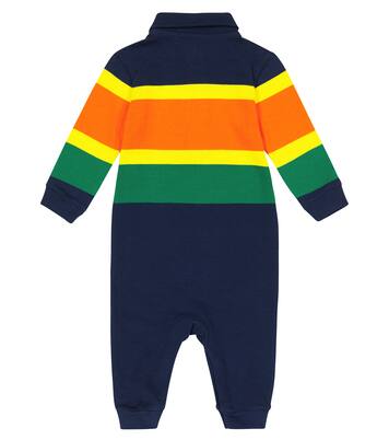 Baby striped cotton piqué onesie | Polo Ralph Lauren Kids