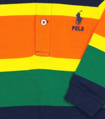Baby striped cotton piqué onesie | Polo Ralph Lauren Kids