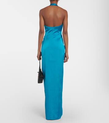 Robe aus Satin | Rasario