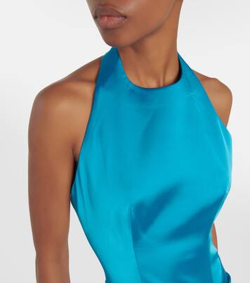 Robe aus Satin | Rasario