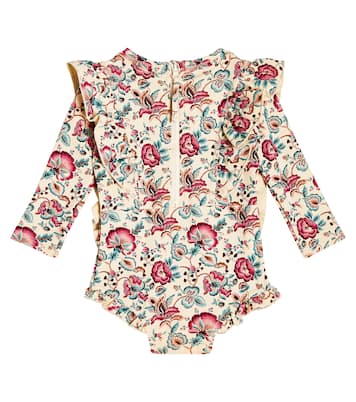 Baby Aurelie floral rashguard swimsuit | Louise Misha