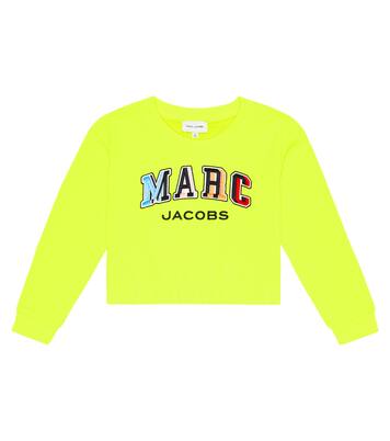 Sweat-shirt en coton mélangé à logo | Marc Jacobs Kids