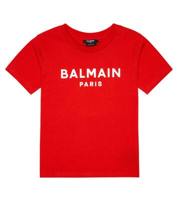 Logo cotton T-shirt | Balmain Kids