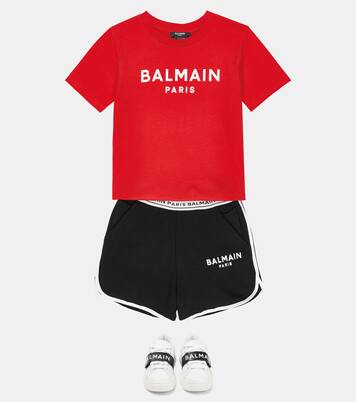 Logo cotton T-shirt | Balmain Kids
