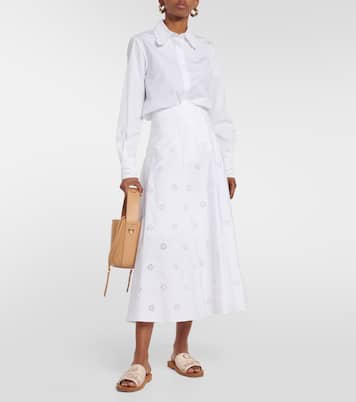 Woody canvas slides | Chloé