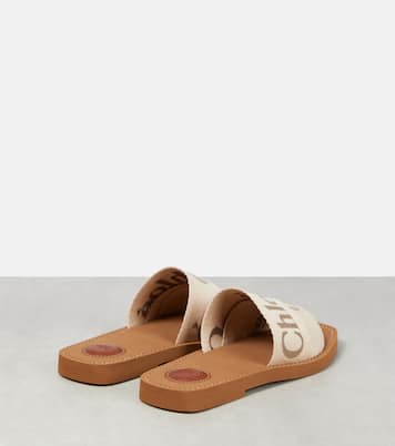 Woody canvas slides | Chloé