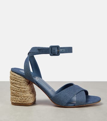 Summer Mariza denim espadrilles sandals | Christian Louboutin