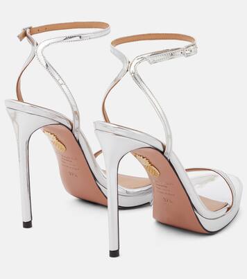 Olie 115 faux-leather platform sandals | Aquazzura