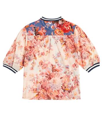 Devi floral cotton blouson | Zimmermann Kids