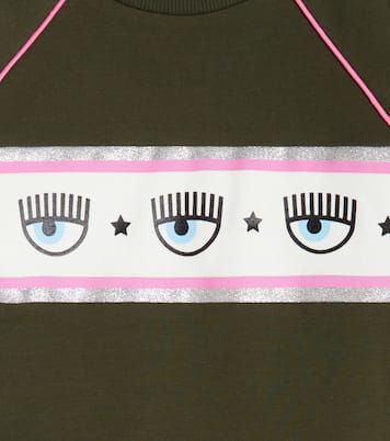 x Chiara Ferragni jersey sweatshirt | Monnalisa