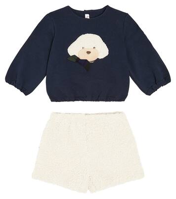 Baby Set aus Sweatshirt und Shorts | Il Gufo