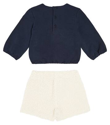 Baby Set aus Sweatshirt und Shorts | Il Gufo