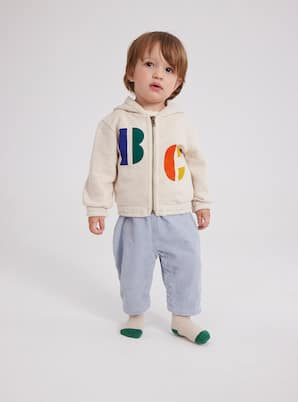 Baby logo cotton hoodie | Bobo Choses