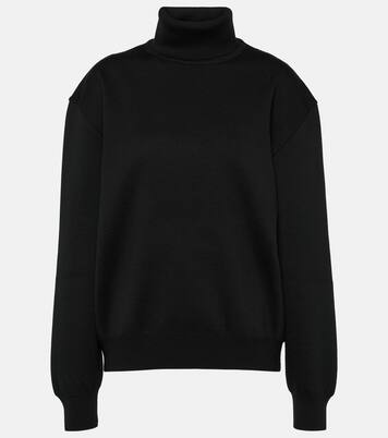 Pull à col roulé en laine mélangée | Alaïa