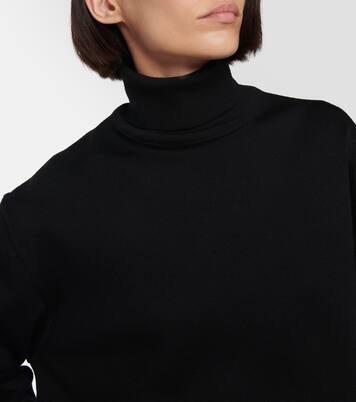 Pull à col roulé en laine mélangée | Alaïa