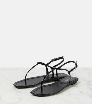 Sandalen aus Lackleder | Prada