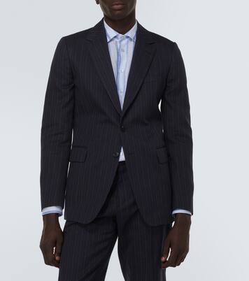 Pinstripe cotton-blend suit  | Dries Van Noten
