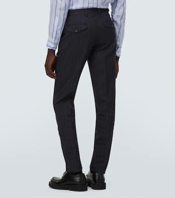 Pinstripe cotton-blend suit  | Dries Van Noten