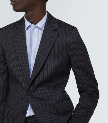 Pinstripe cotton-blend suit  | Dries Van Noten