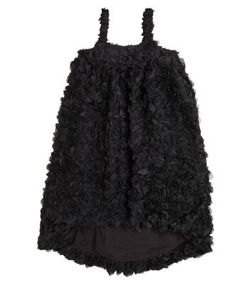 Floral-appliqué tulle dress | Caroline Bosmans
