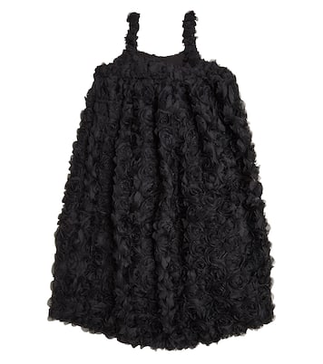 Floral-appliqué tulle dress | Caroline Bosmans